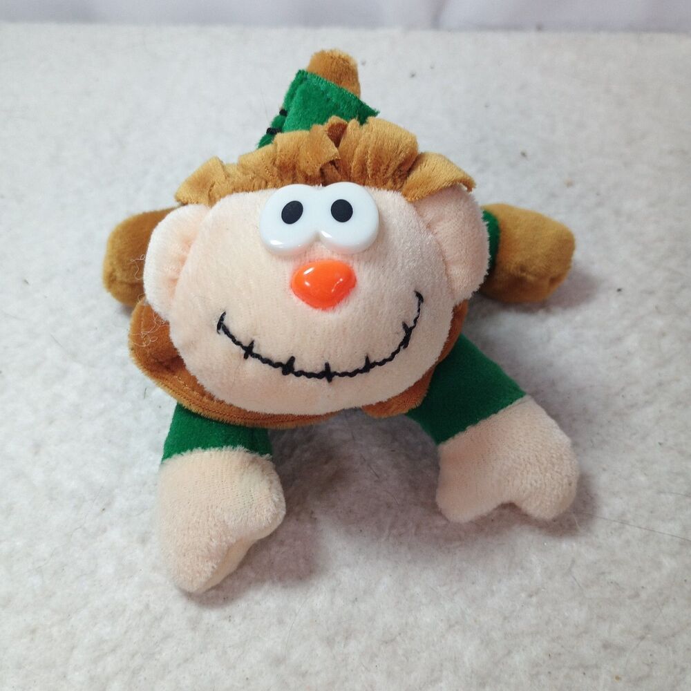 Boobeans Scarecrow Plush Fall Harvest Bean Bag Toy Dandee Halloween Decor Vtg 00